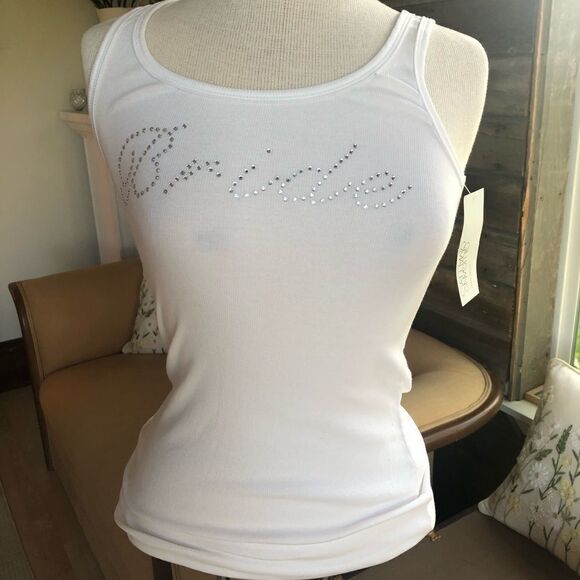 NWT White Bride Tank Top - Picture 1 of 4